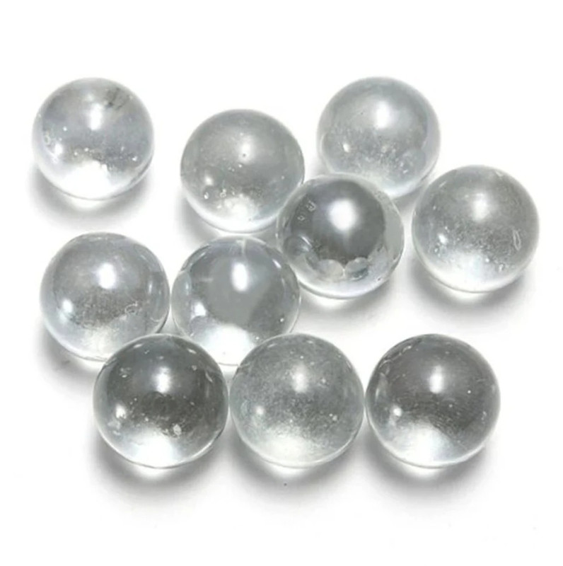 20pcs Transparent Solid Glass Marbles 10/14/16mm Slingshot & Games - NEW gallery