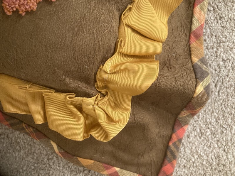 Sharon Smith designed ￼Handicrafted Punch Needle Pillow Rectangle gallery