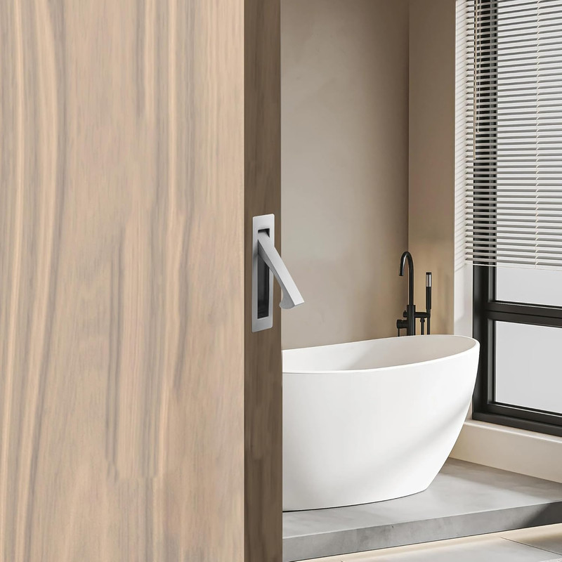Pocket Door Pull Handle, Edge Pull, Stainless Steel Pocket Door Hardware gallery