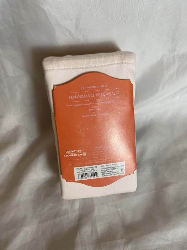 New Opalhouse Light Pink Performance Pillowcase Set King Size gallery