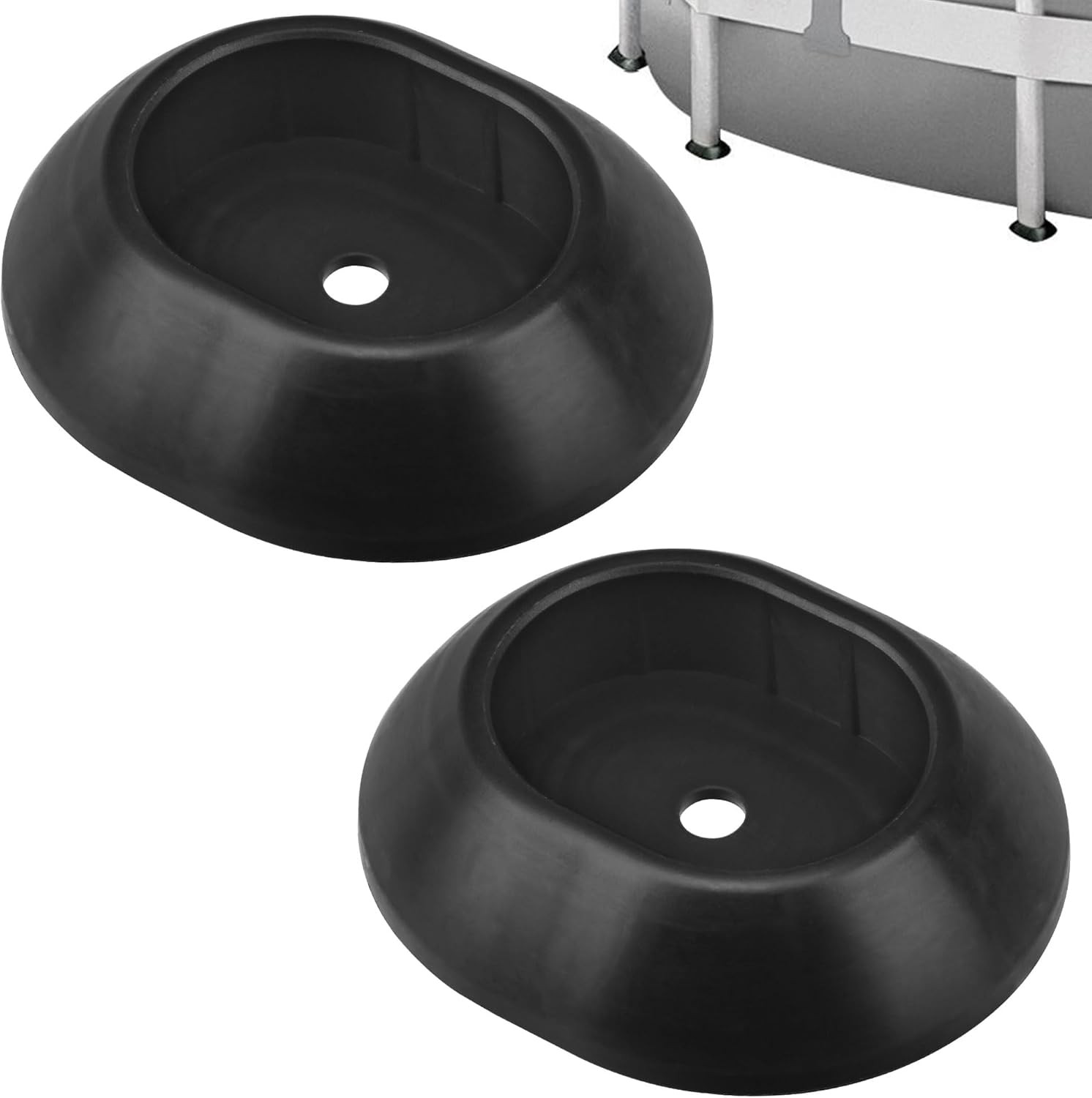 2PACK FOR INTEX 12476 LEG CAP FOR 18FT AND 24FT X 48 AND 52IN ROUND PRISM POOL W gallery