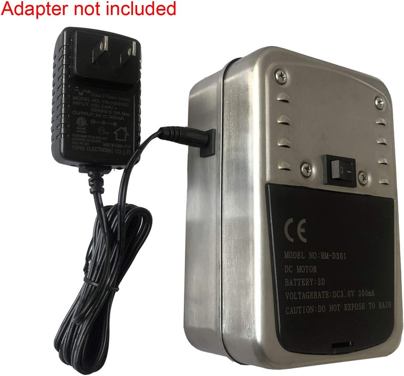 Universal Stainless Steel 304 Quiet Battery Powered Rotisserie Motor Cordless fo gallery