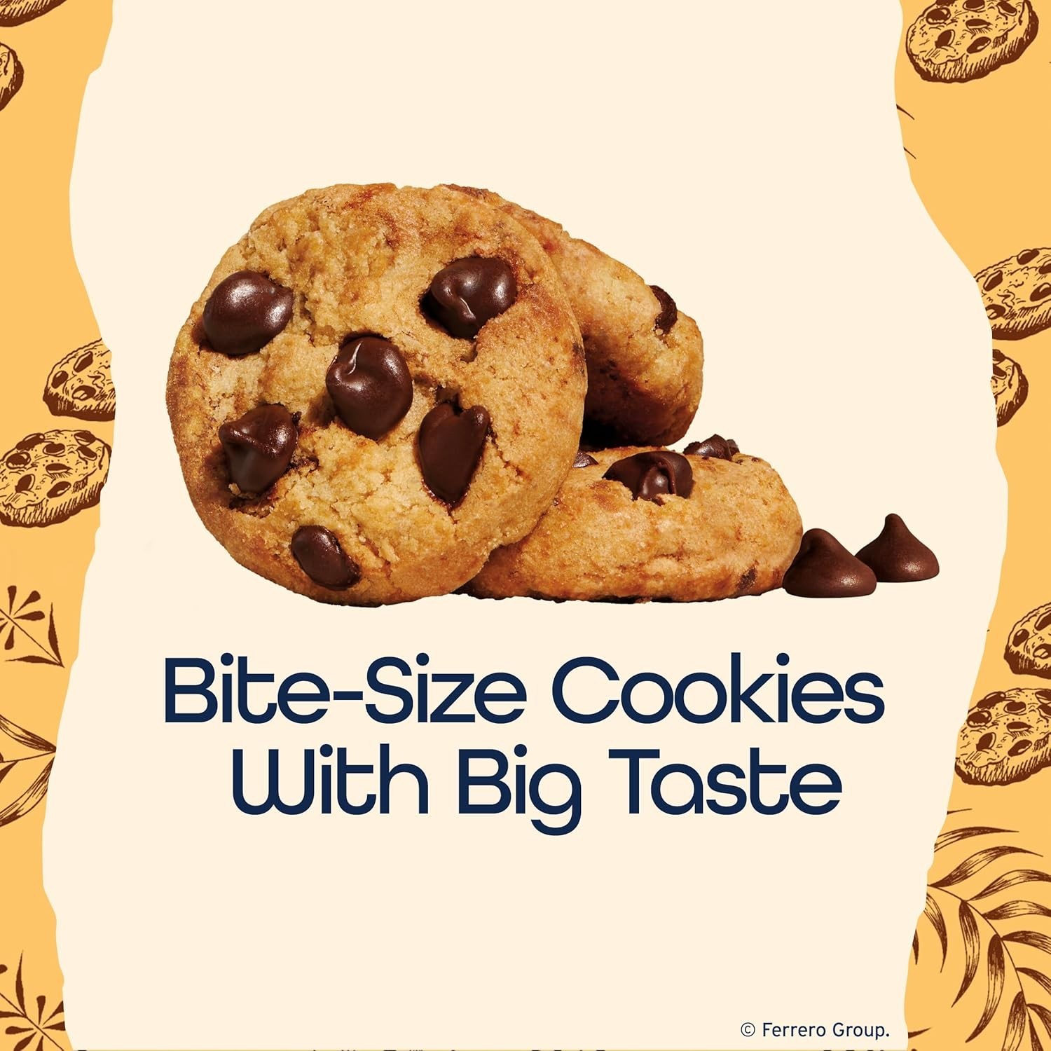 Famous Amos Classic Chocolate Chip Cookies, Bite-size cookies, Sweet Treats, 12 gallery