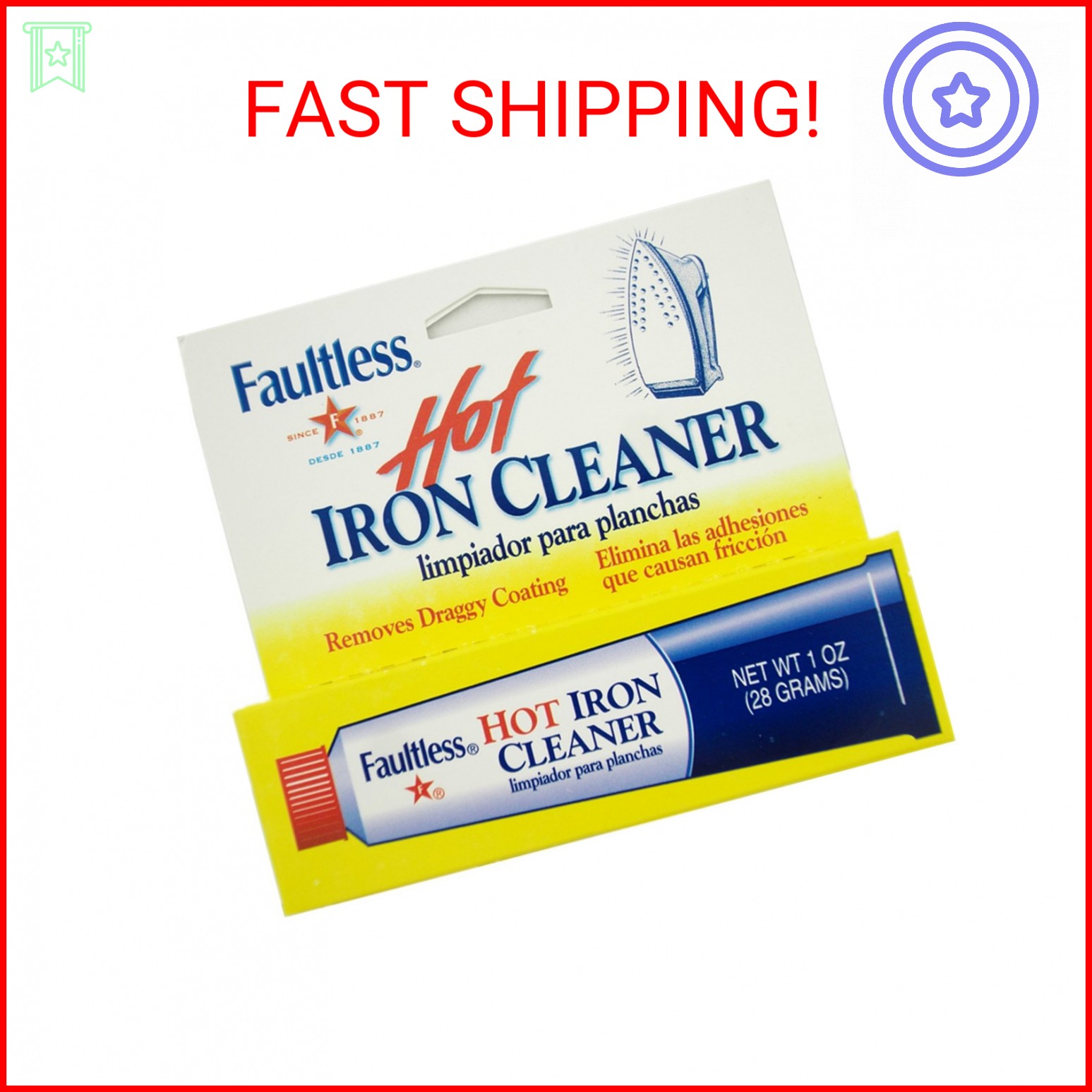 Faultless Starch 40110 Faultless Hot Iron Cleaner1oz (28 Grams) gallery
