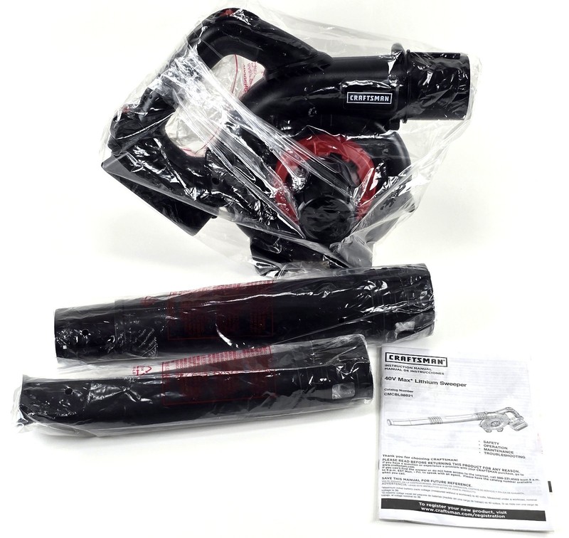CRAFTSMAN 40 Volt Max Cordless Sweeper Leaf Blower 40V Model CMCBL98021 NEW gallery
