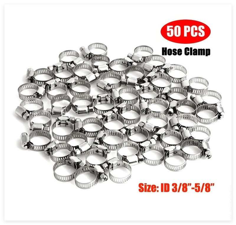 Versatile Pipe Clamp 7.8'' Length 5/16'' Width Flexible Adjustable Durable Tool gallery