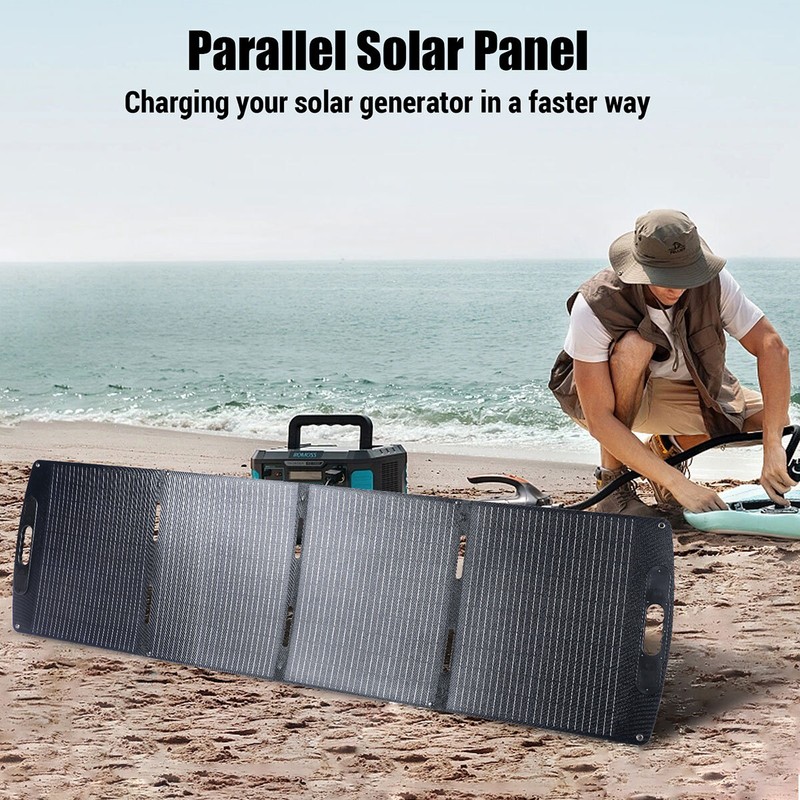 Solar Panel Kit Portable Foldable 100W 200W 400W for Ecoflow Power Station gallery