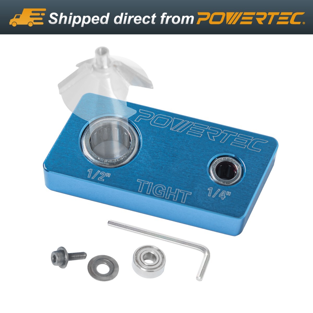 POWERTEC 71974 Magnetic Router Bit Vise ?V Fits 1/4" & 1/2" Shank gallery