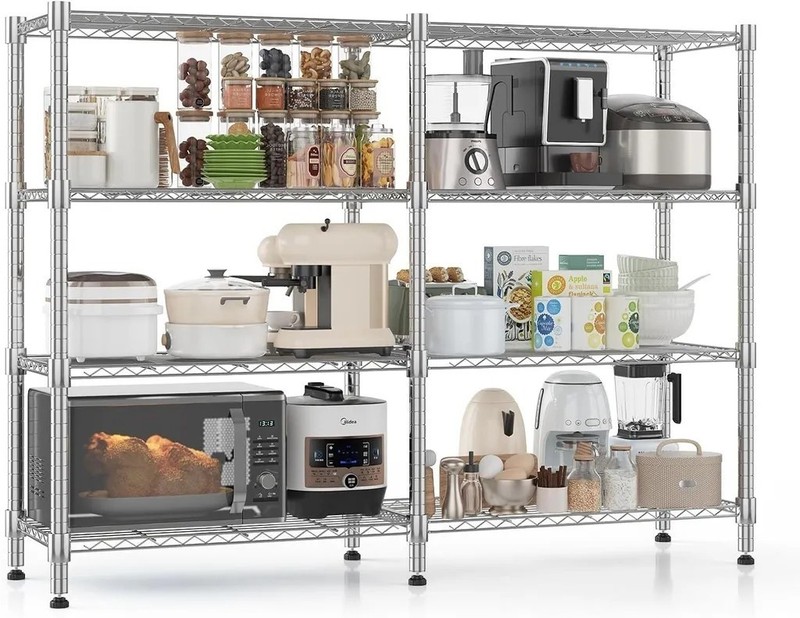 Heavy Duty Storage Shelves Durable Shelf, Rust Proof, Space Saving for All Rooms gallery