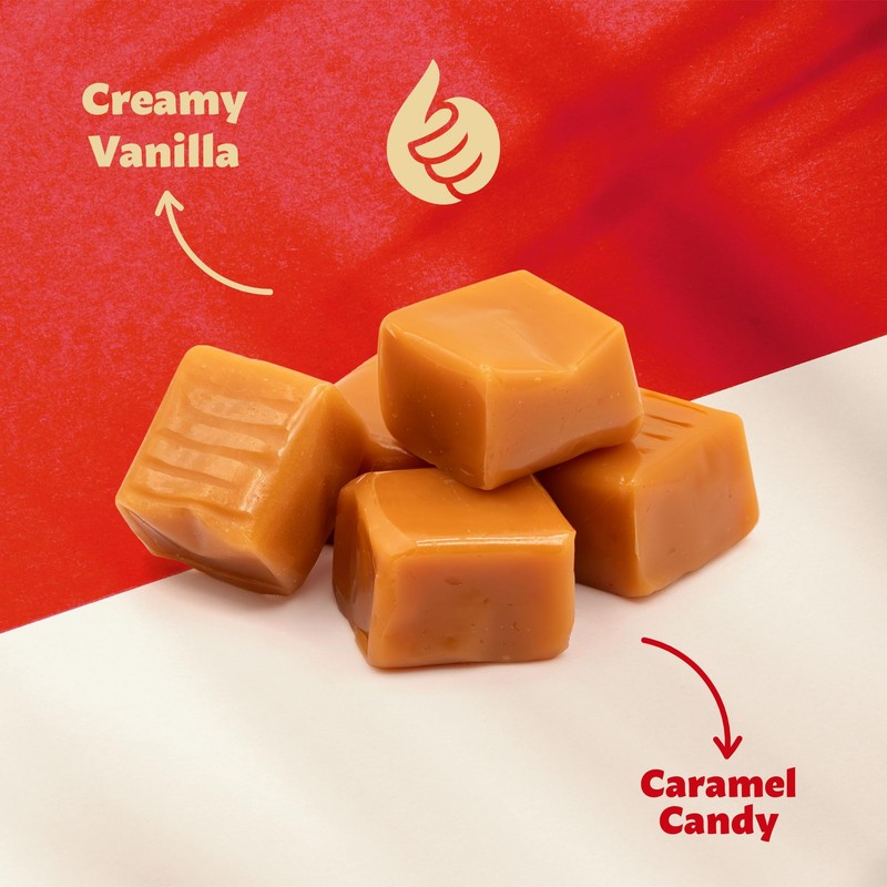 Caramel Cubes Candy | 2-Pound Pack | Vanilla Classic Chewy Squares | Individu... gallery