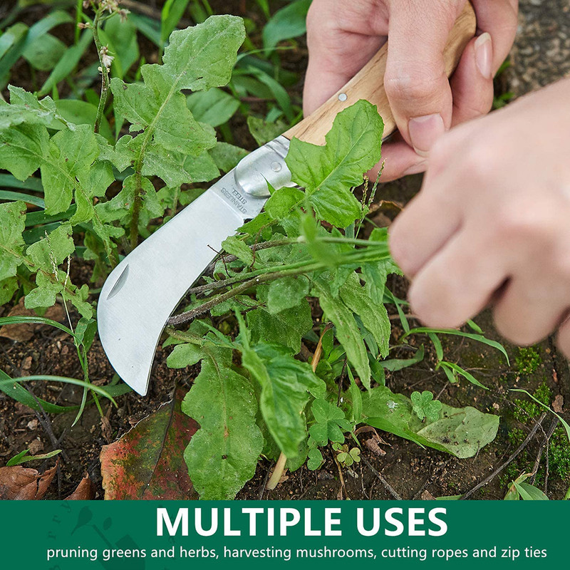 Berry&Bird Pruning Knife Folding Pocket Knife Garden Snips Garden Budding Knife gallery