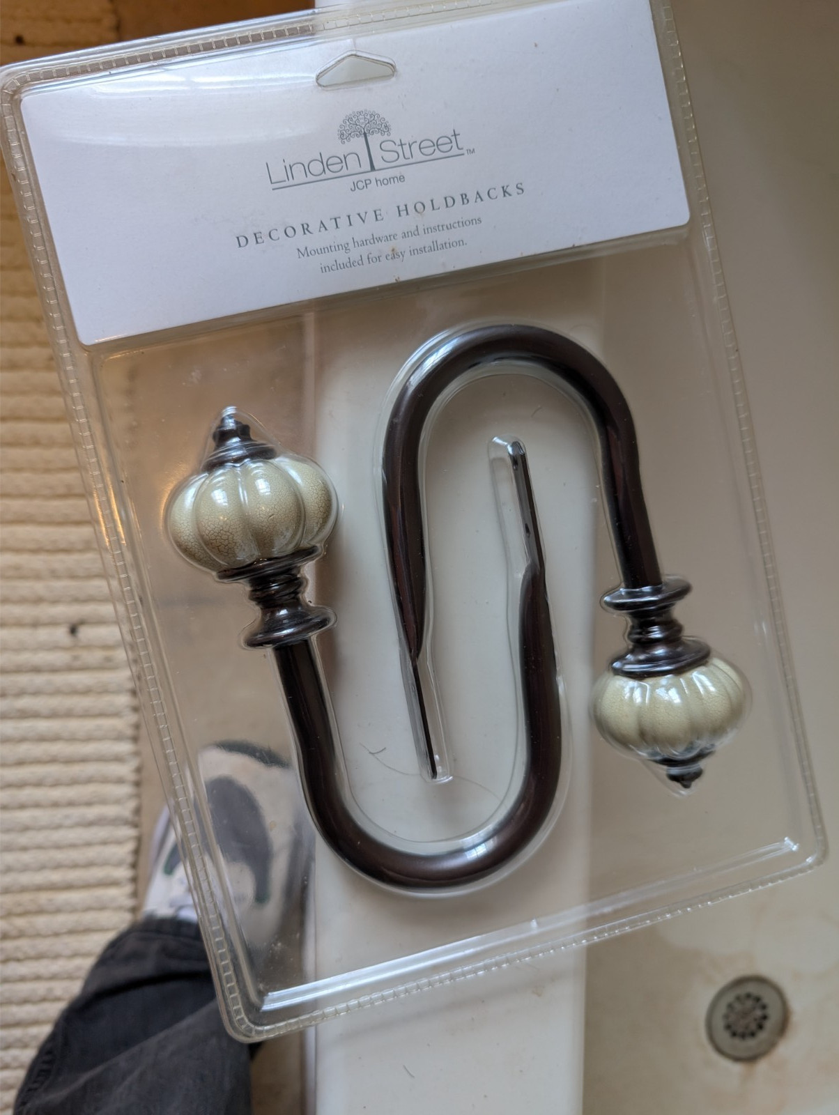 Linden Street Decorative Holdbacks Rich Brown JCPENNEY Item #5831 gallery