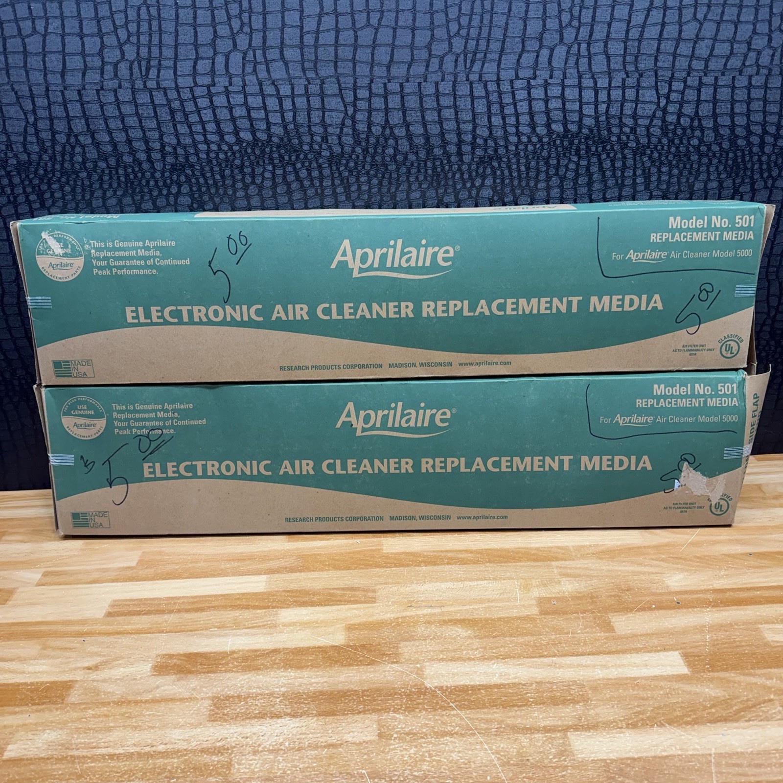 2 New Aprilaire Model 501 Replacement Media Filters Genuine OEM 5000 Air Cleaner gallery