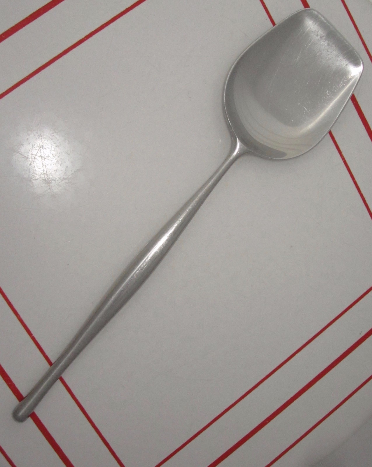 1 or more Lauffer Design 3 Large Serving Spoon 18/8 Norway Mid-Century Modern gallery