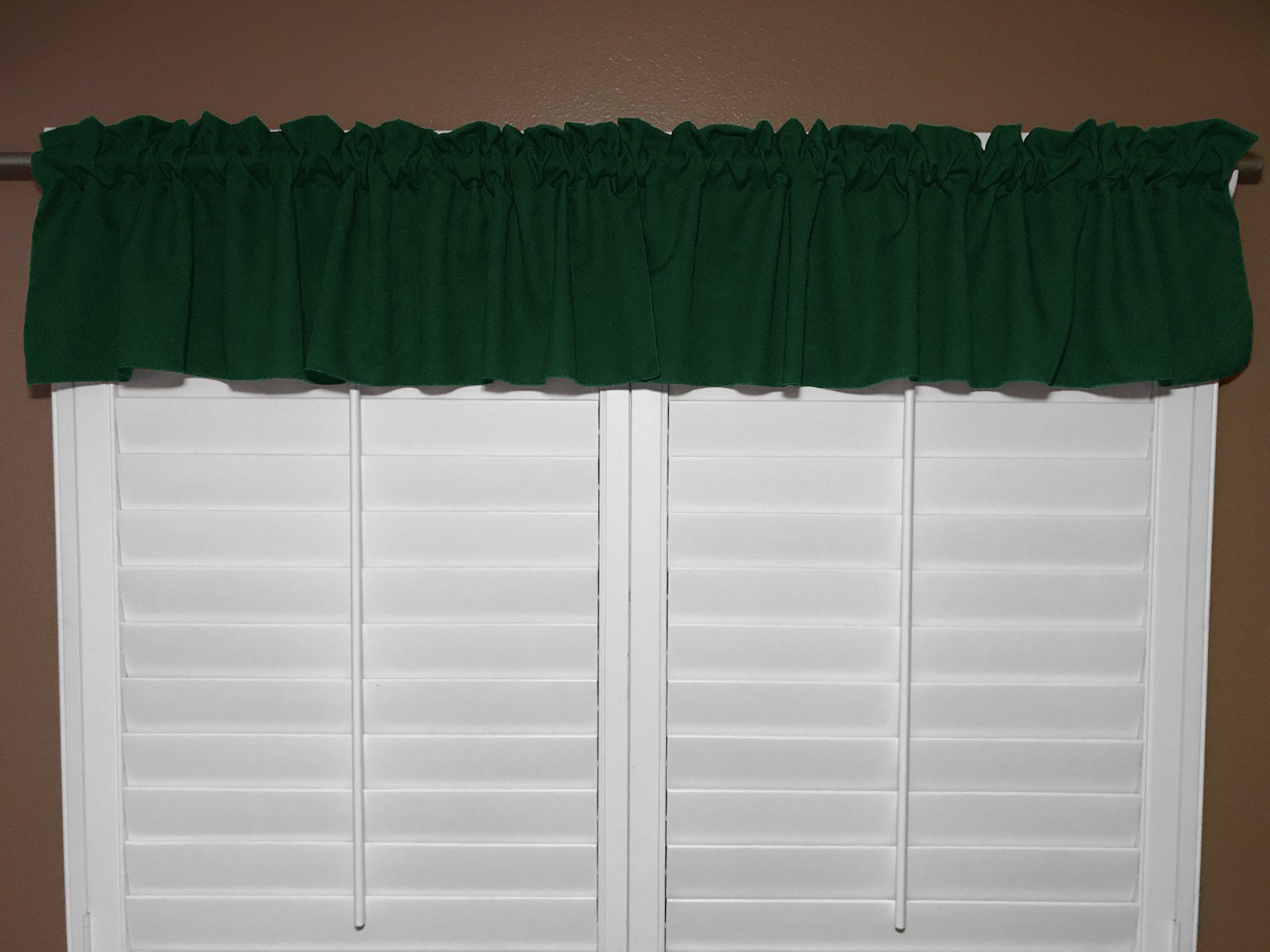 lovemyfabric 100% Polyester Poplin Solid Kitchen Tier/Valance Window Treatment gallery