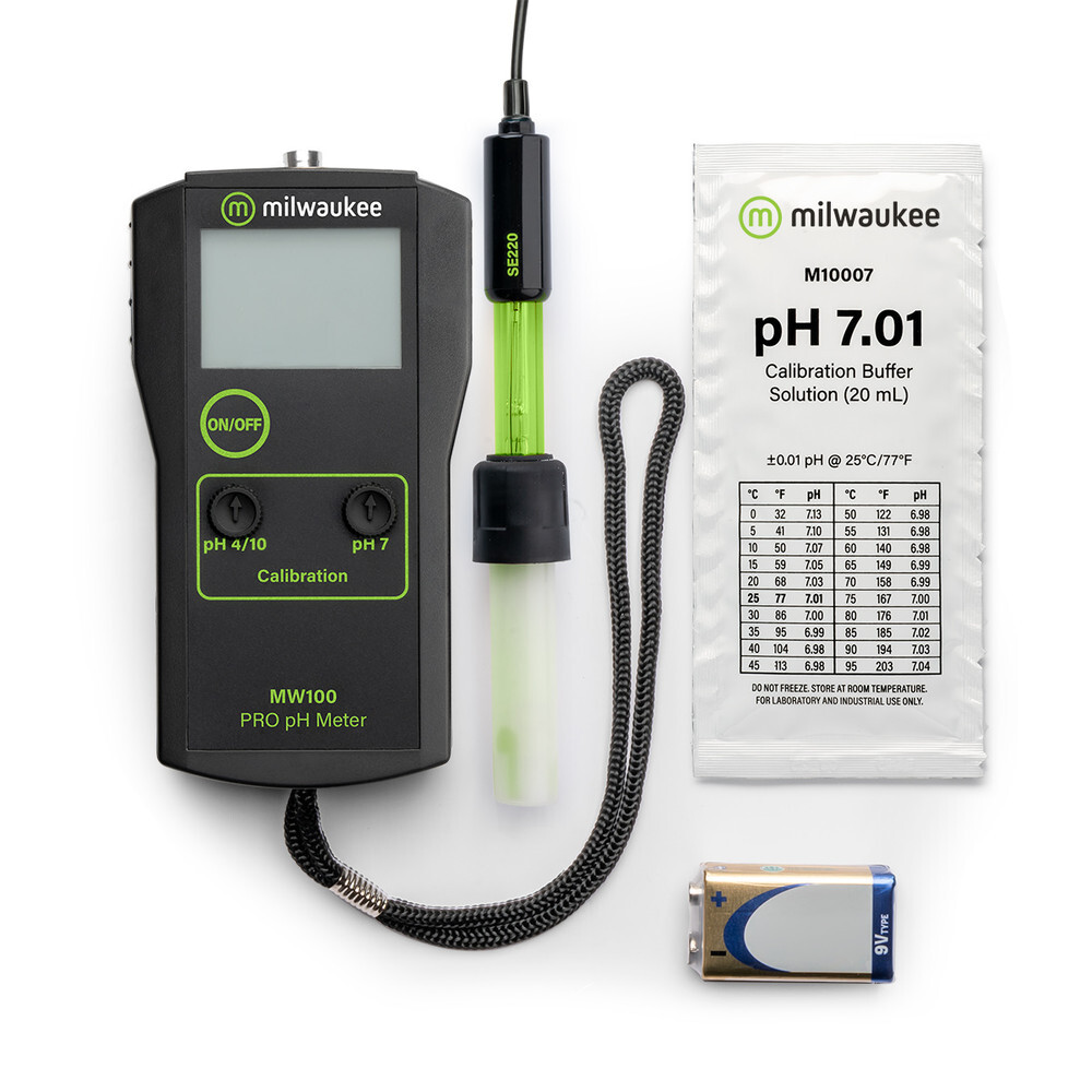 Milwaukee MW100 Low Cost Portable pH Tester/Meter gallery