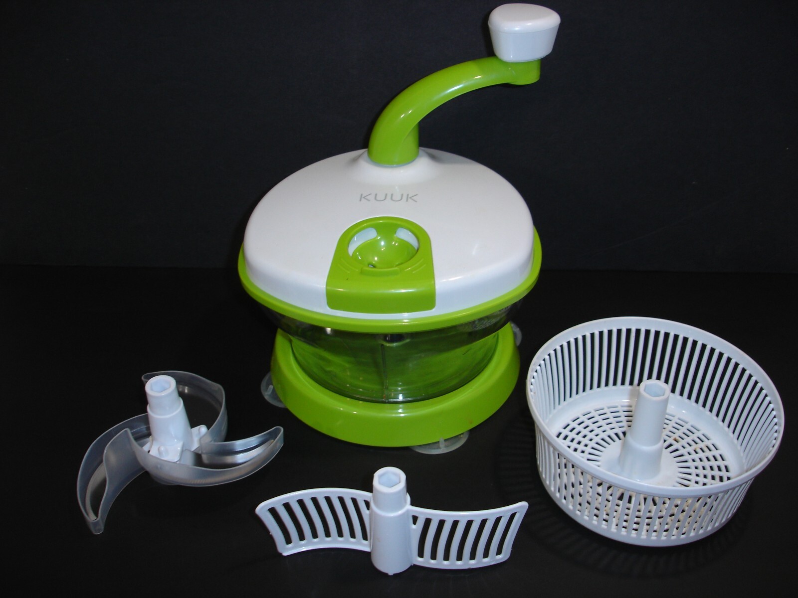 KUUK Hand-powered Food Processor, mixer, spinner NEW -Great for off grid gallery