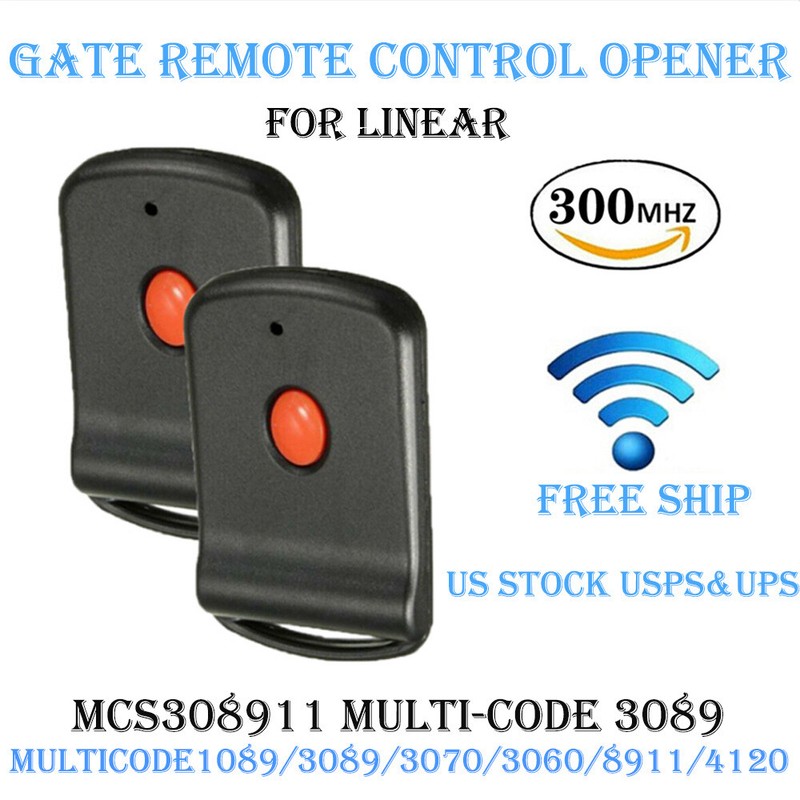 For Linear 3089 Multi-Code Remote MCS308911 308911 Gate Garage Opener 2/4 pcs.. gallery