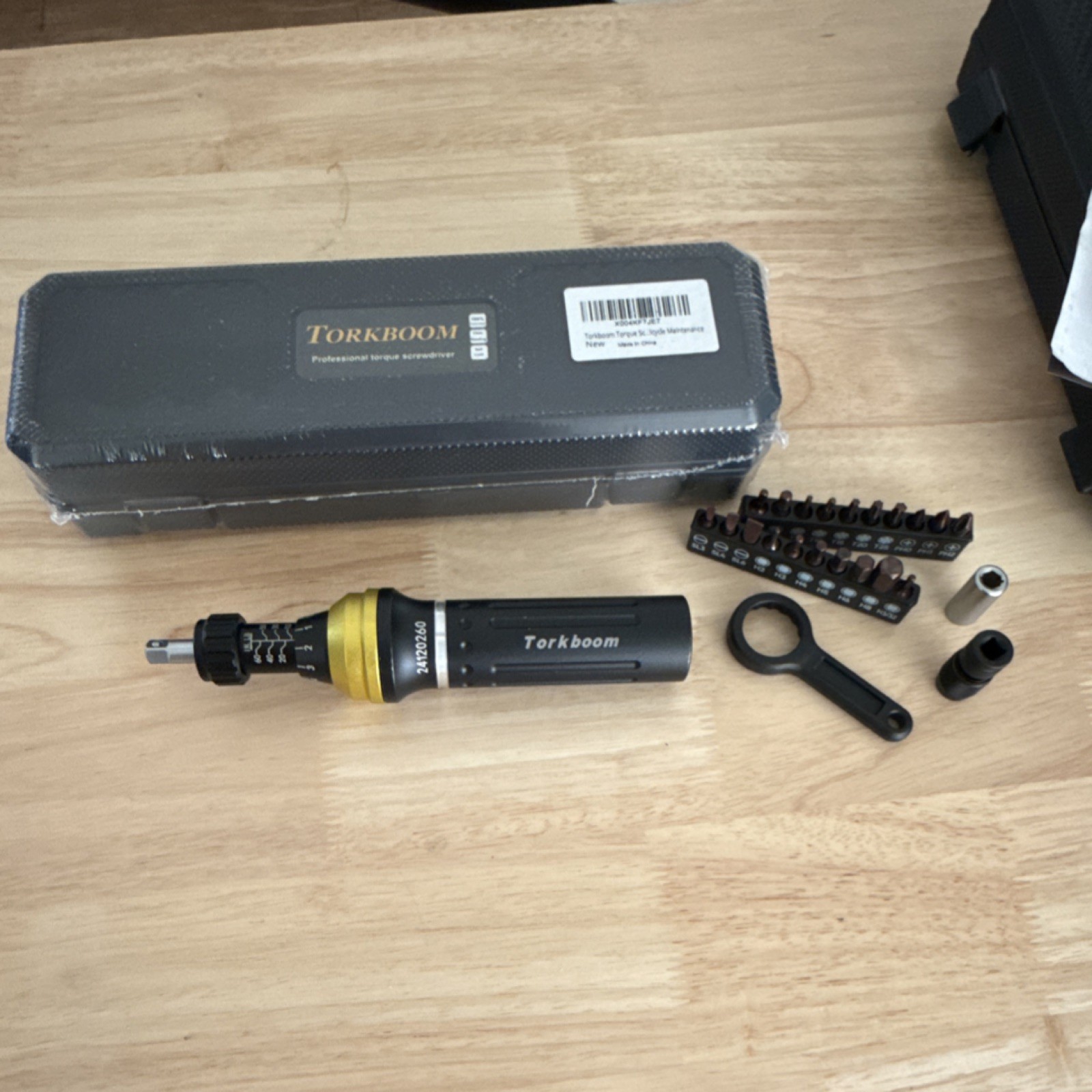 Torkboom PB6036 Adjustable Torque Screwdriver Set 1/4" 22pcs w/ Calibration Cert gallery