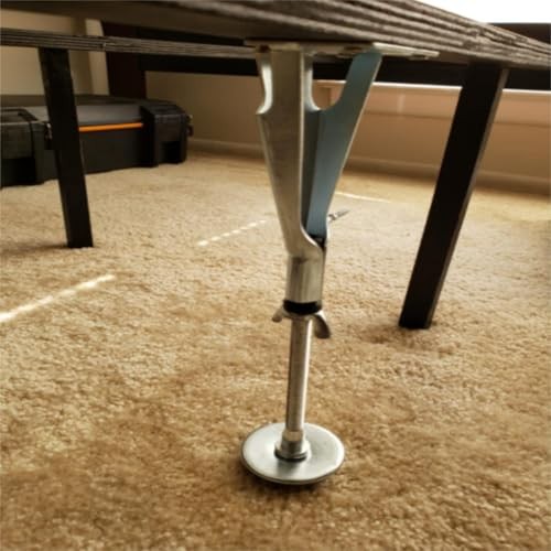 4 PCS Adjustable Bed Center Slat Support Leg, Bed Frame Glide Legs, Center gallery