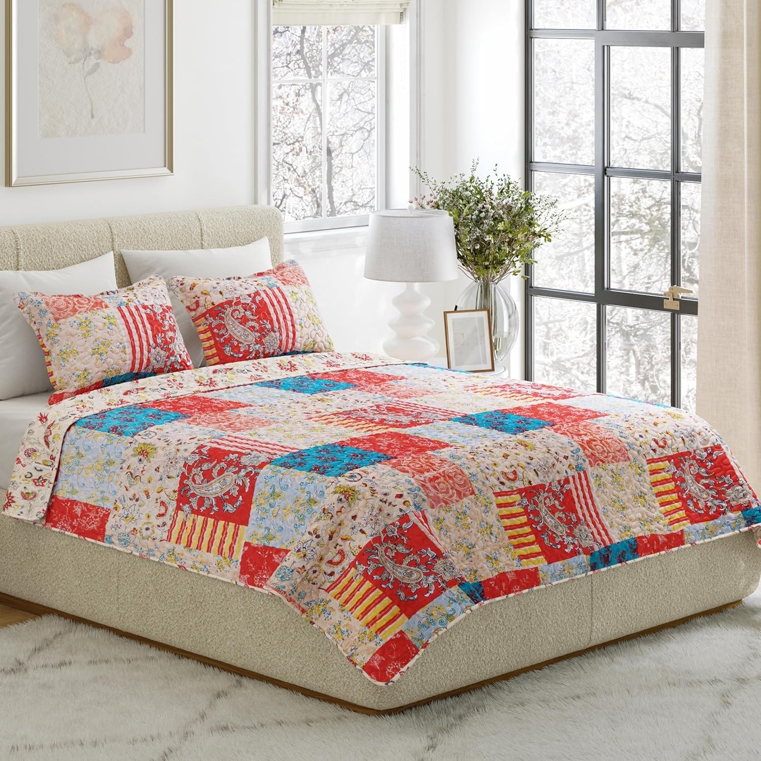 3 Piece Mallory Quilt Set - Full/Queen gallery