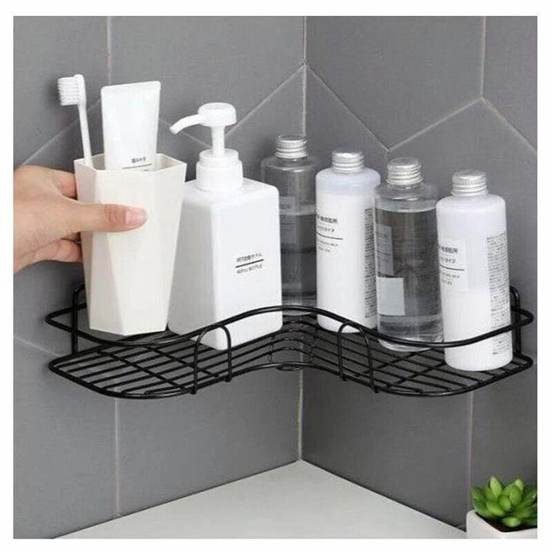Triangular Corner Shower Caddy-Bathroom Bath Storage Organizer Shelf Rack gallery