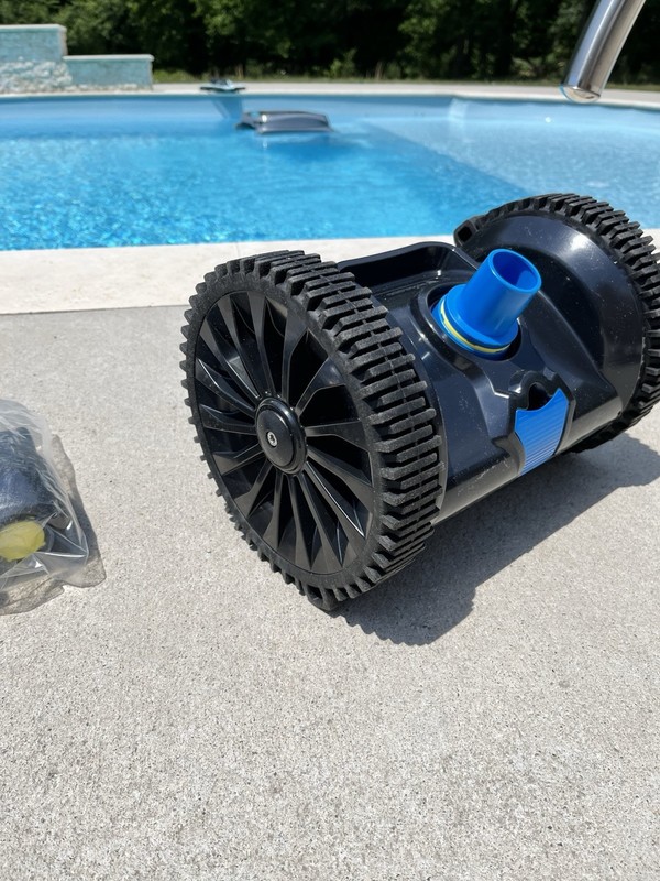 Automatic Pool Vacuum Cleaner Inground Suction Wall Climbing No Battery NO HOSE gallery
