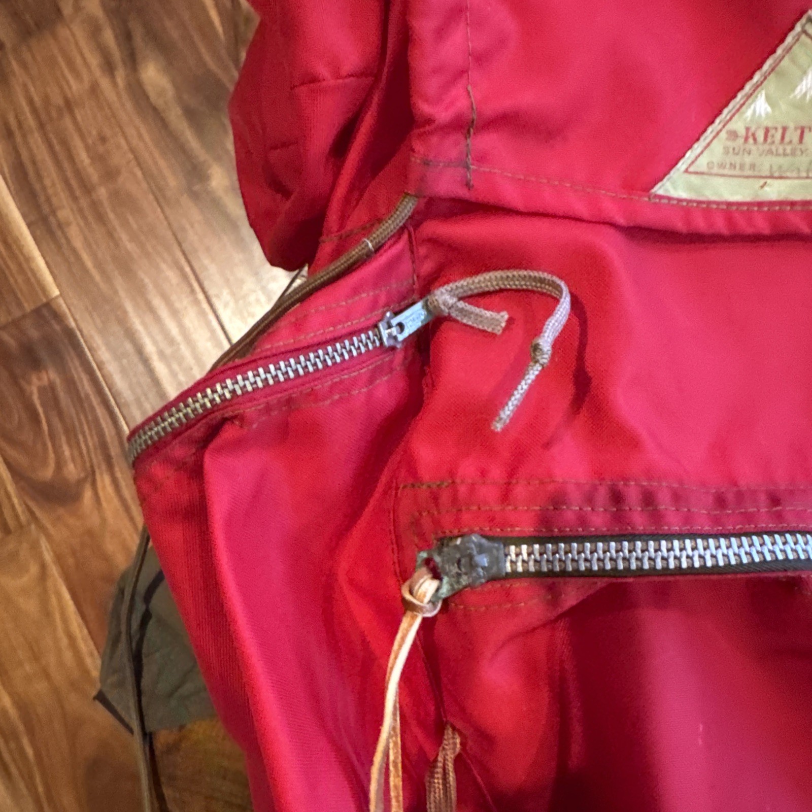 Vintage KELTY X-Large External Frame Backpack Red Hiking MountainPack. 5