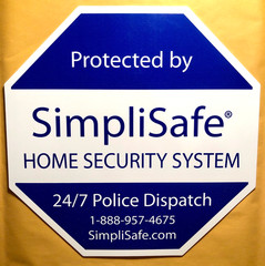 SimpliSafe Home Security System Original Octagonal Window/Yard Sign – BRAND NEW