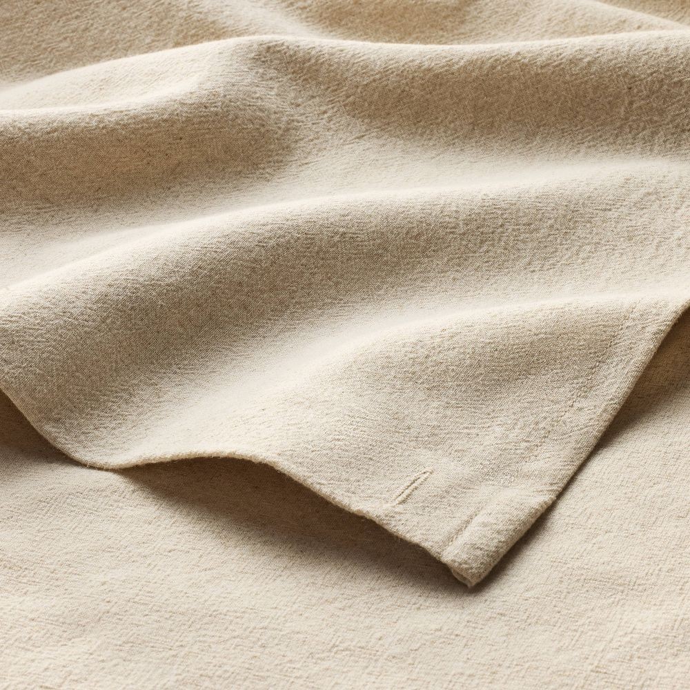 72"x72" Linen Shower Curtain Natural - Casaluna gallery