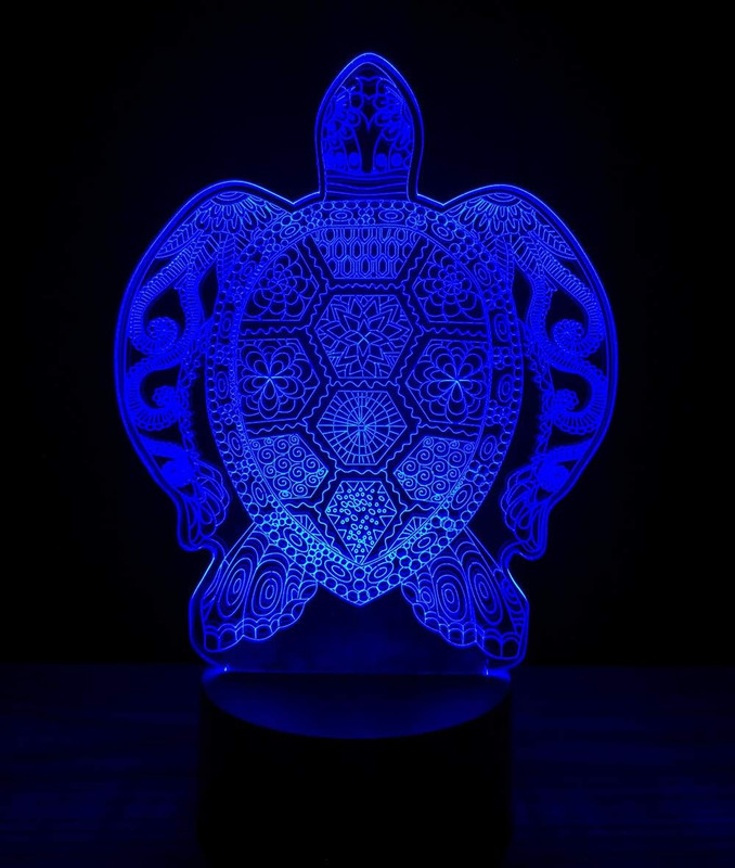 3D Optical Illusion LED Night Light, Boy Girl Kids Baby Sleep Desk Lamp Touch Co gallery
