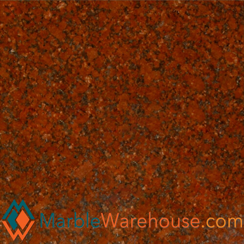 Imperial Red , Ruby Red, Polished Granite Tile 12"x12" + Free Shipping gallery