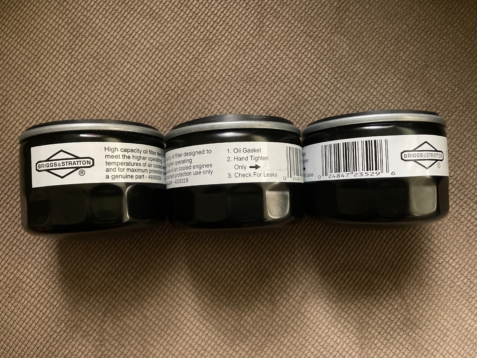 Briggs & Stratton Genuine 492932S Oil Filter (3 Pack) gallery