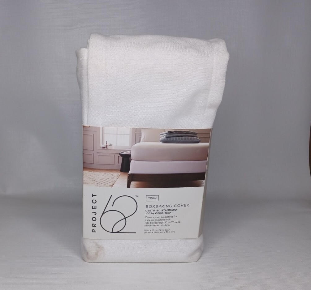 Project 62 Twin Boxspring Cover True White New gallery