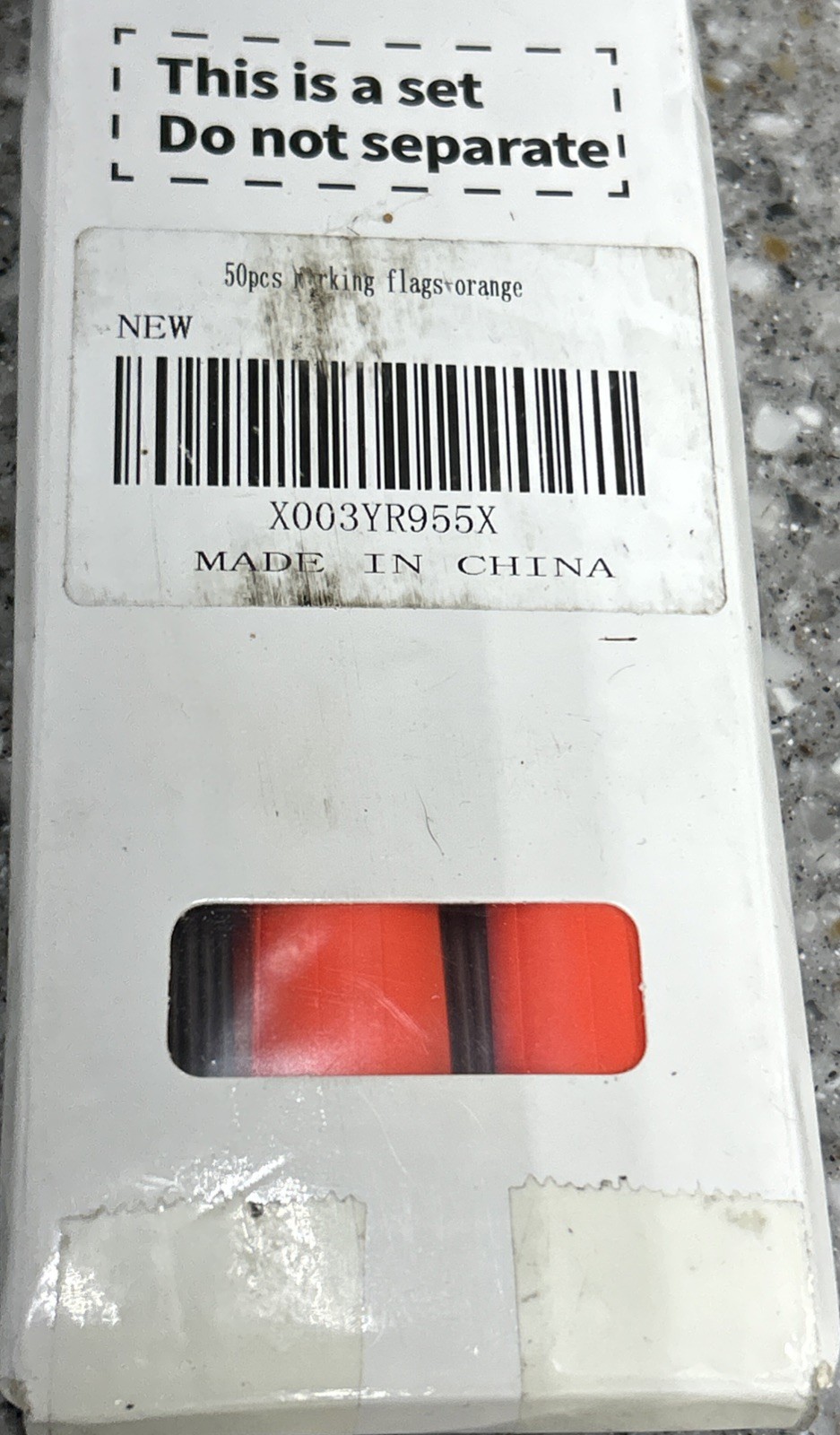 Marking Flags 50 Count 15X4X5 Inch Color Flags for Lawn, Survey, Irrigation gallery