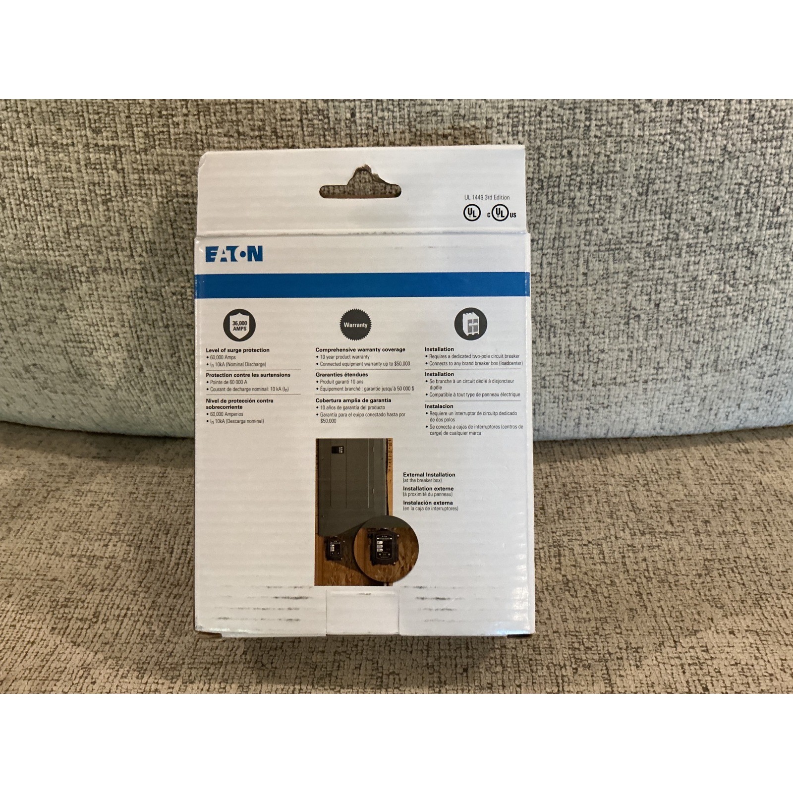 Eaton CHSPT2SURGE10 Surgetrap Type 2 Home Surge Protection 36kA 120/240V New gallery