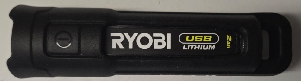 RYOBI USB Lithium Compact Mini LED Flashlight FVL53 * Bare Tool * OPEN BOX *