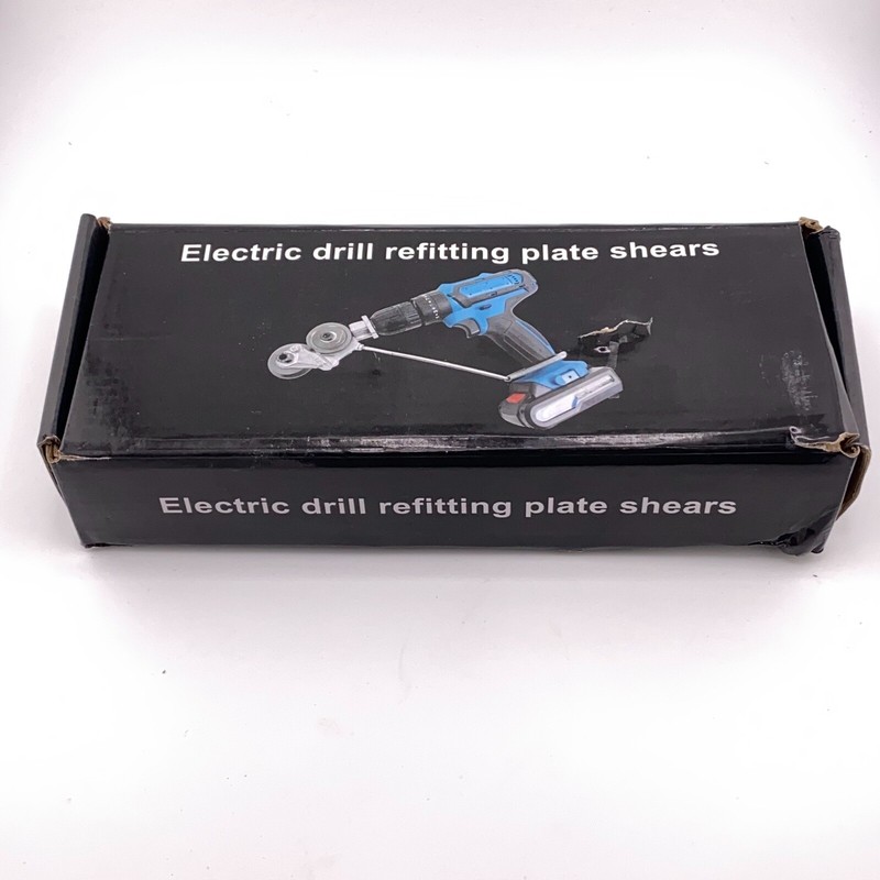 Electric Drill Shears Plate Cutter Attachment Metal Sheet Cutter Nibbler Saw gallery