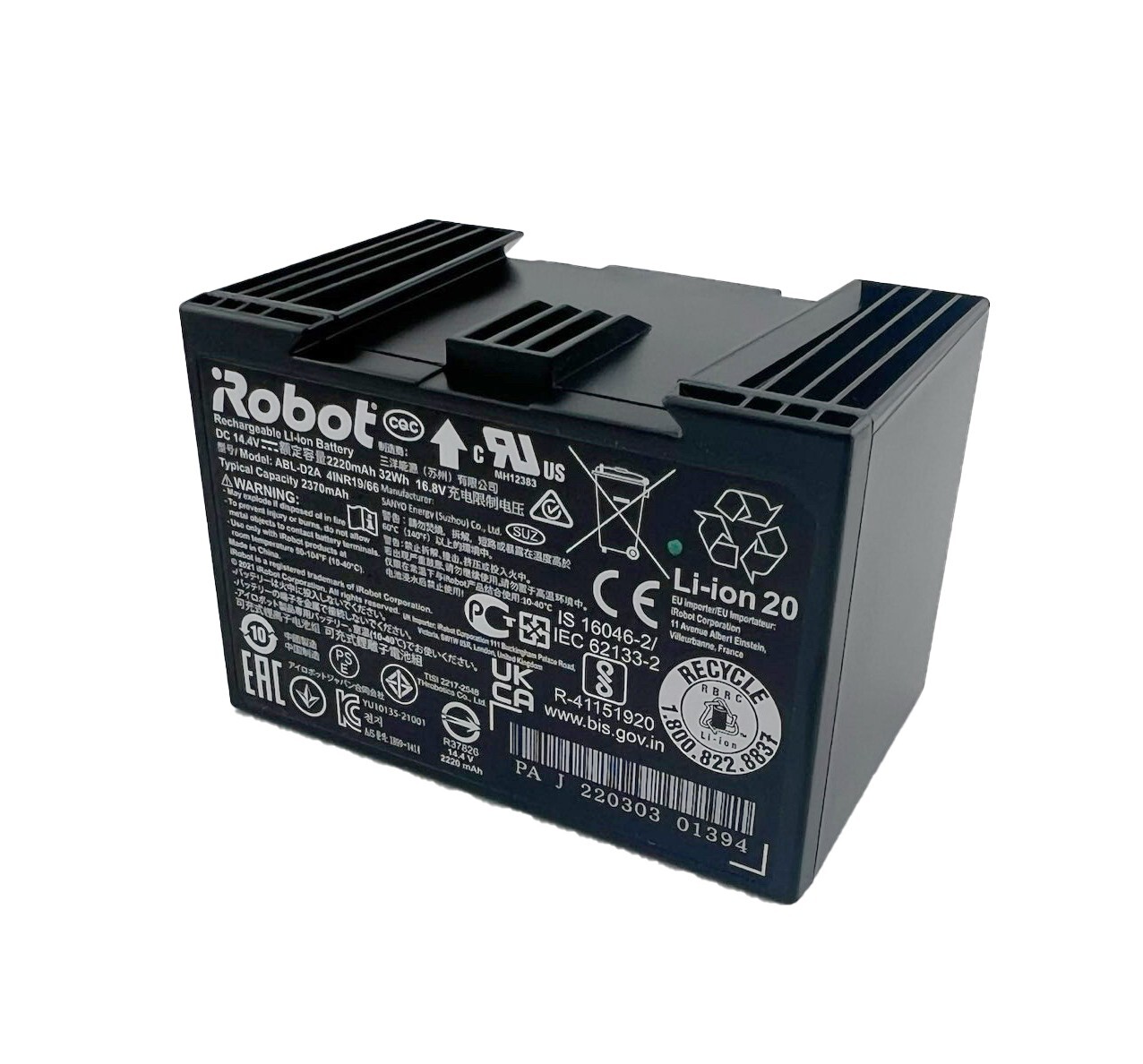 Authentic Li-ion Battery for iRobot Roomba i4 i4+ i8 i8+ j7 j7+ 2220mAh #ABL-D2 gallery