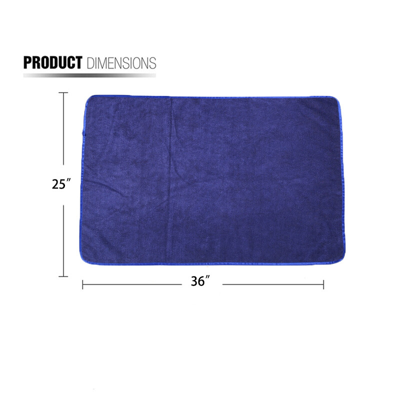 Extra Large Microfiber Towel Deluxe Soft Car Wash Drying Cleaning Cloth 25 x 36" gallery