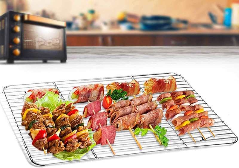 Baking Sheet with Rack Set, Stainless Steel Baking Pan Tray Cookie Shee gallery