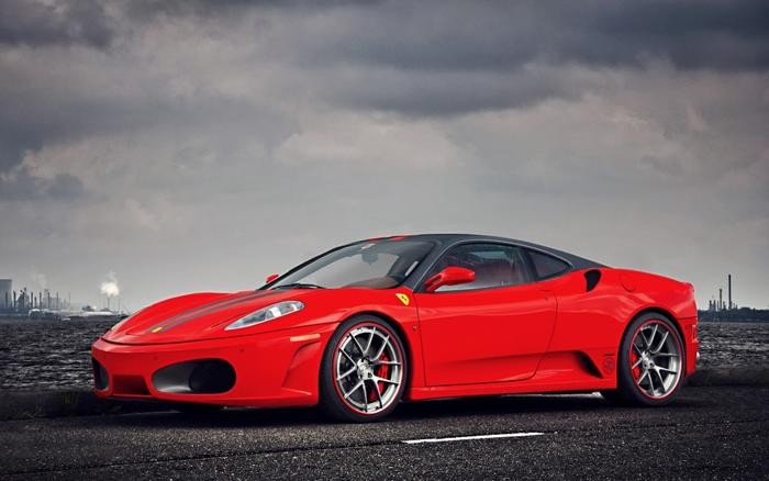 Removable Wall Poster Sticker Ferrari F430 Scuderia Red 921×576mm gallery
