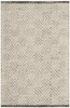 Natura Collection Accent Rug - 2' x 3', Ivory & Light Grey, Handmade Wool, Id... gallery