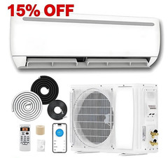 18000 BTU Mini Split Air Conditioner Heat Pump System 19 SEER2 208-230V 1250SqFt
