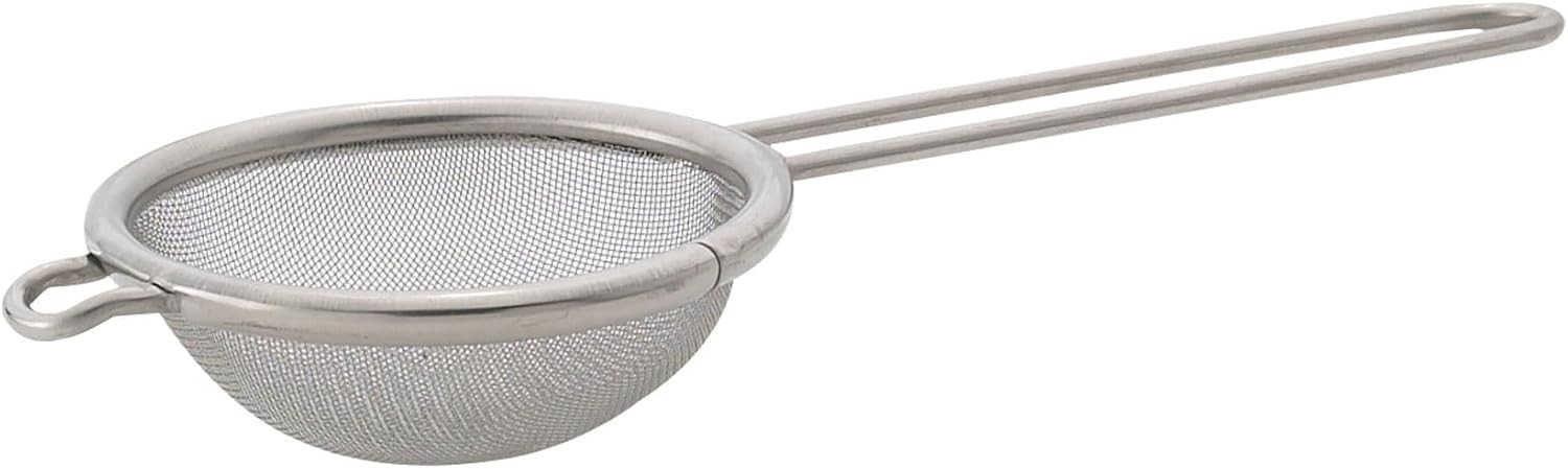 Fine Mesh Tea Strainer with Helper Handle 18 8 Stainless Steel 2 75 Inch for gallery