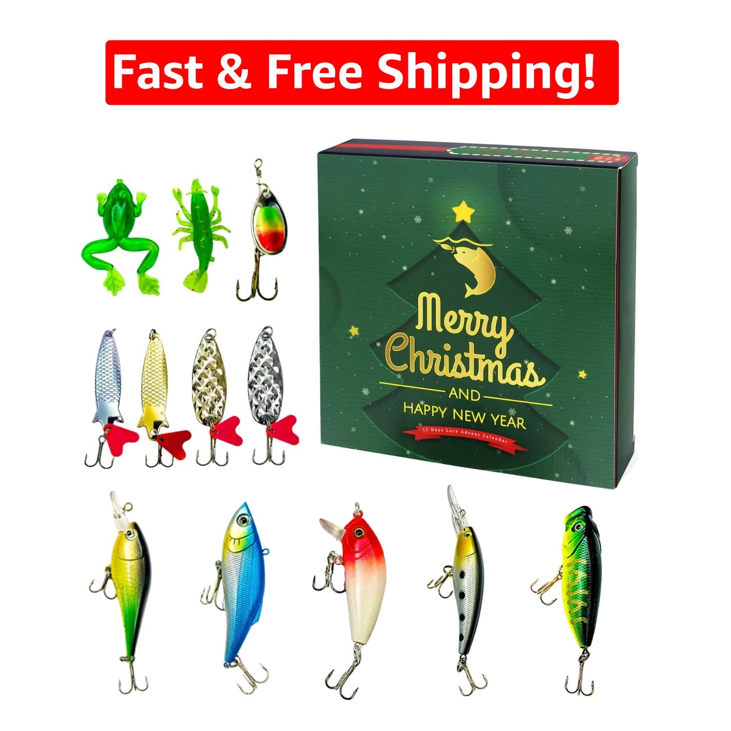 12-Day Fishing Countdown Calendar - Perfect Gifts for Fathers and Grandfathers gallery