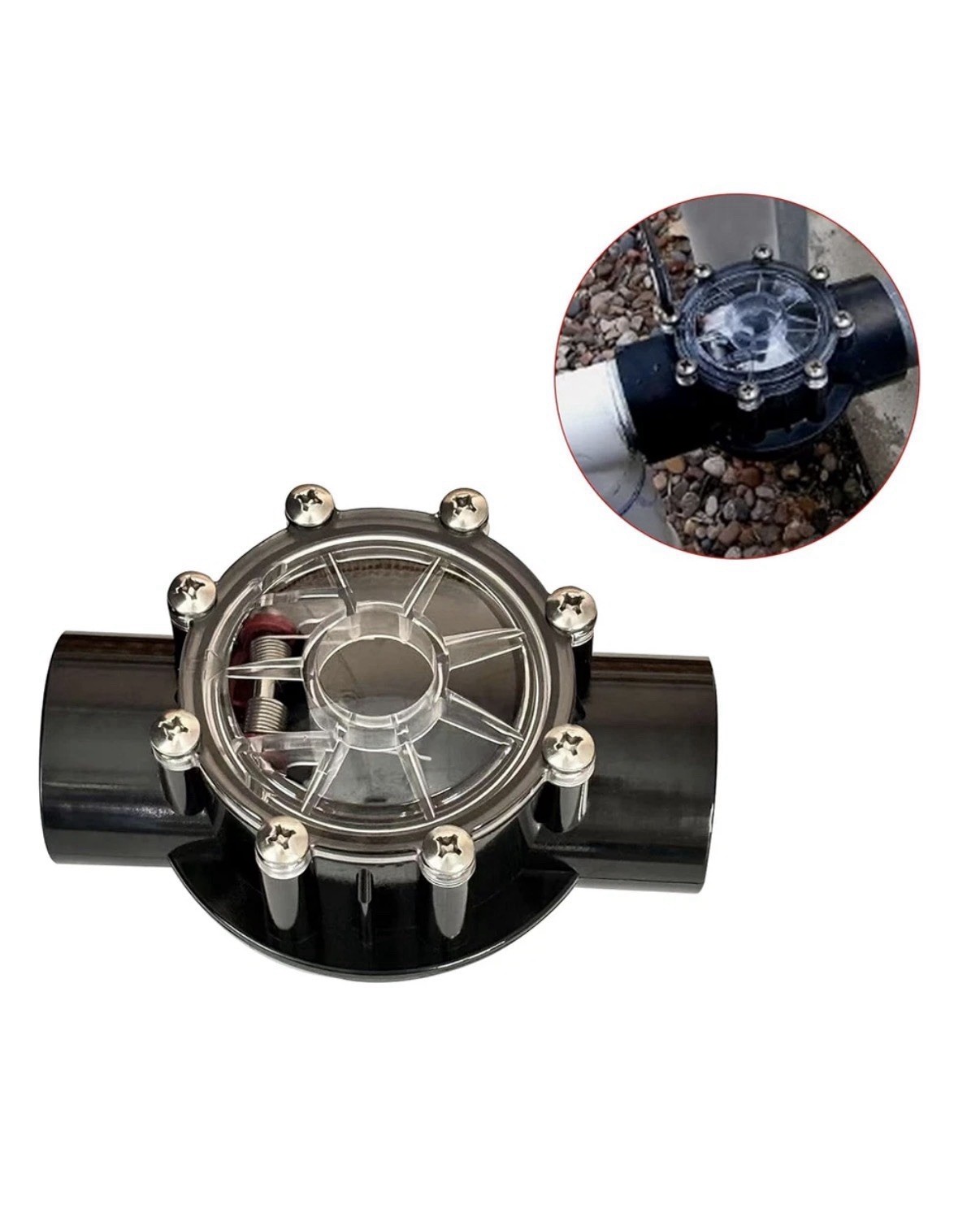 Swimming Pool Check Valve For Jandy 7235 180-Degree 1-1/2-Inch to 2-Inch Valve gallery