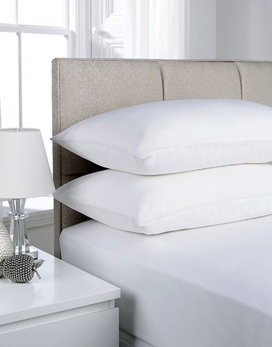 25cm deep Fitted Bed Sheets 100%Cotton Polyester Single Double King Sking gallery