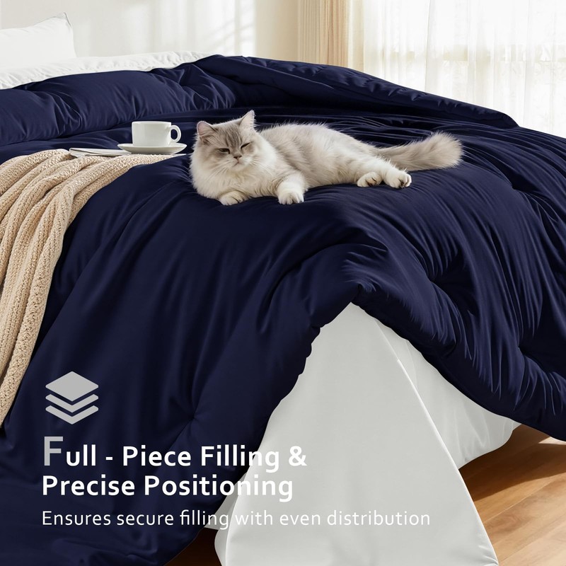 Easthome Comforters Twin Size, All Season Quilted Bed Comforter, Ultra-Soft Down gallery