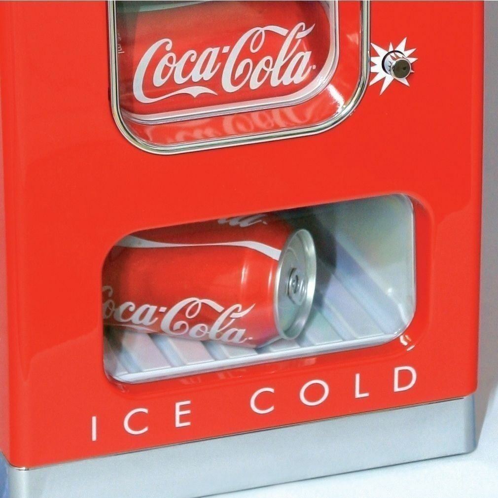 Retro Coca Cola Vending Fridge 10 Can Machine Mini Soda Refrigerator Coke Cooler gallery